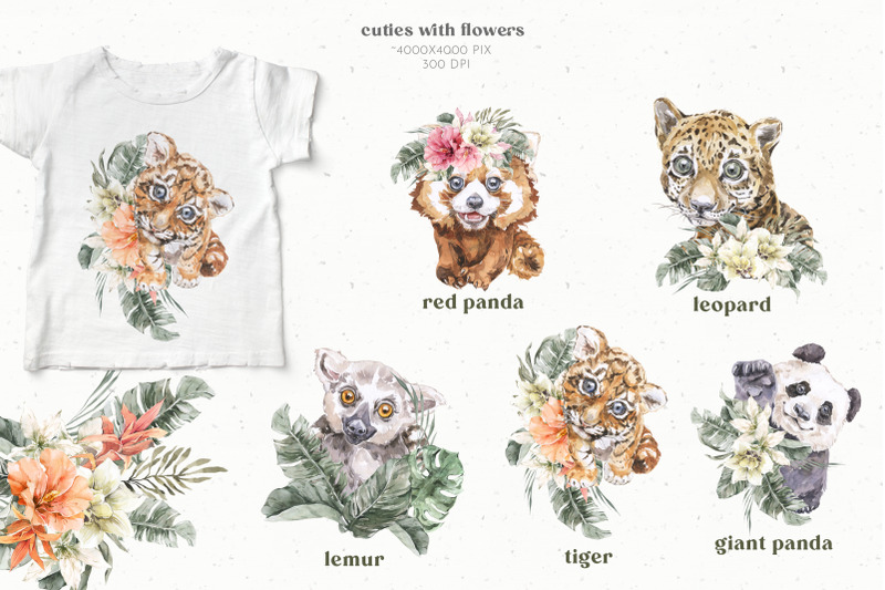 jungle-cuties-tropical-baby-animals-watercolor-set