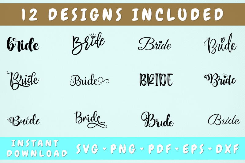 bride-svg-bundle-12-designs-cricut-cut-files