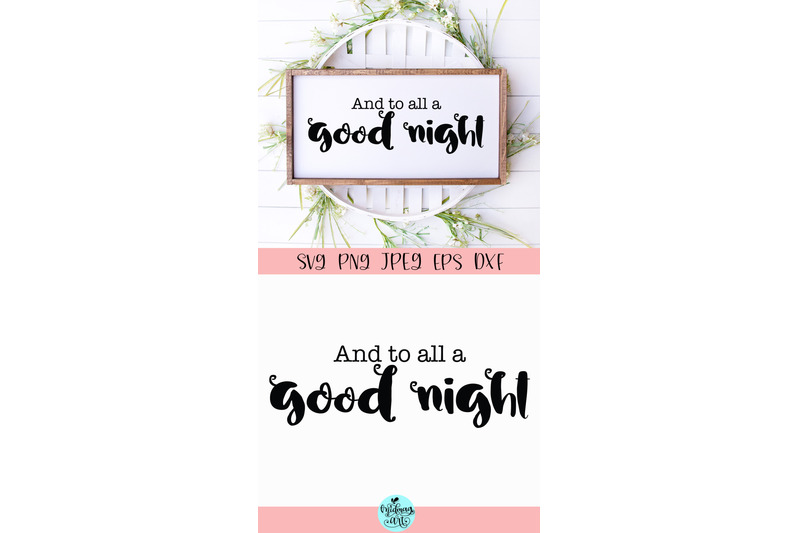 and-to-all-good-night-wood-sign-svg-christmas-svg