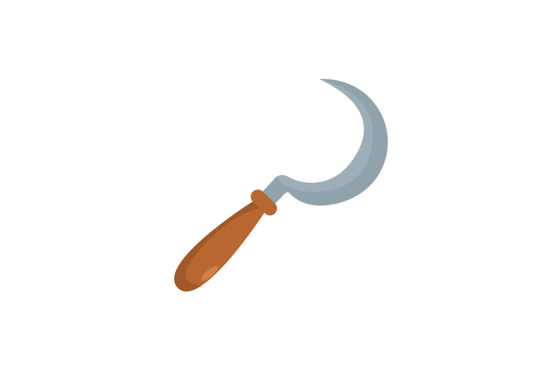 rural-sickle-flat-icon