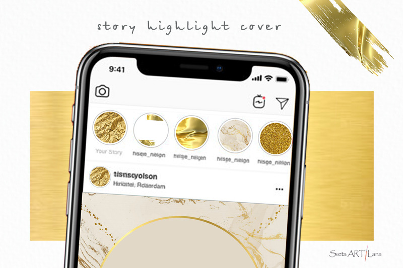 instagram-gold-highlight-icons