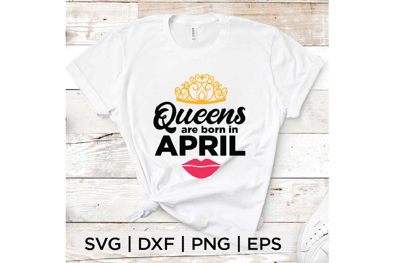 queens-are-born-in-april-svg