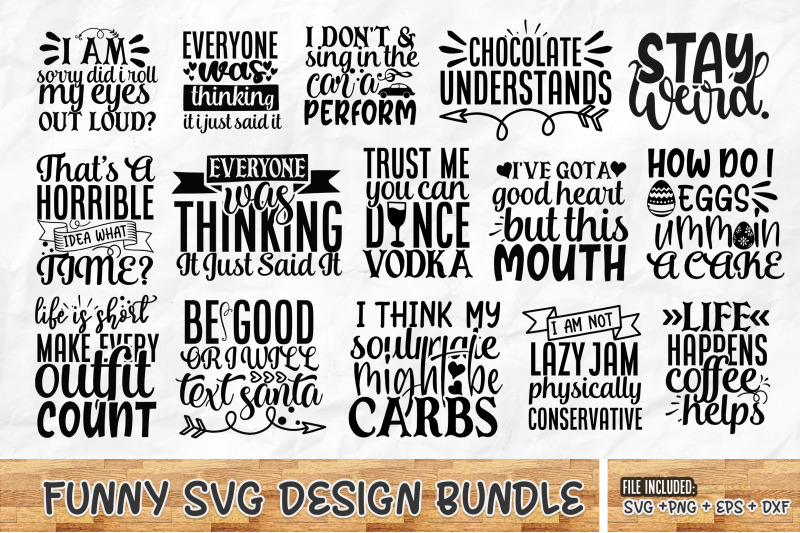 Funny Svg Bundle,Funny Quotes Svg,Sayings Svg,Svg files for cricut By