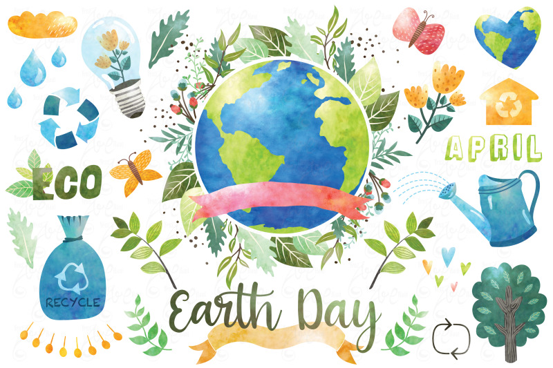 happy-earth-day-collection-set