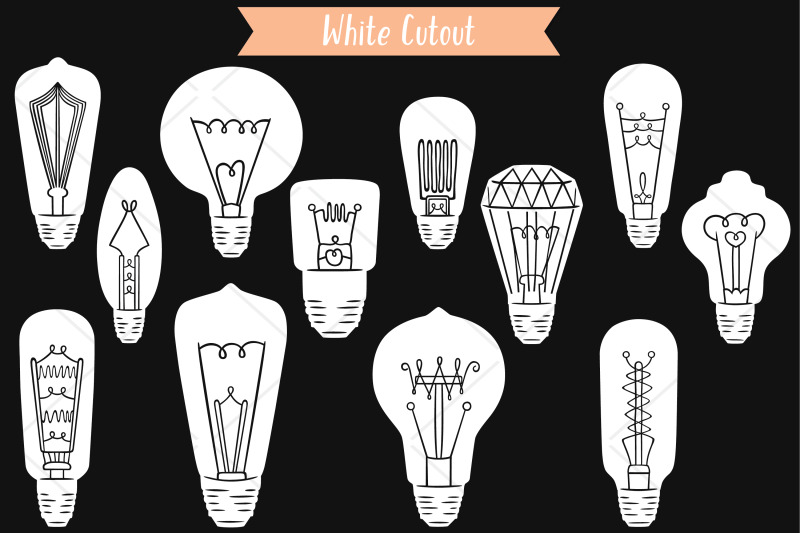 vintage-light-bulbs-white-hand-drawn-edison-lights