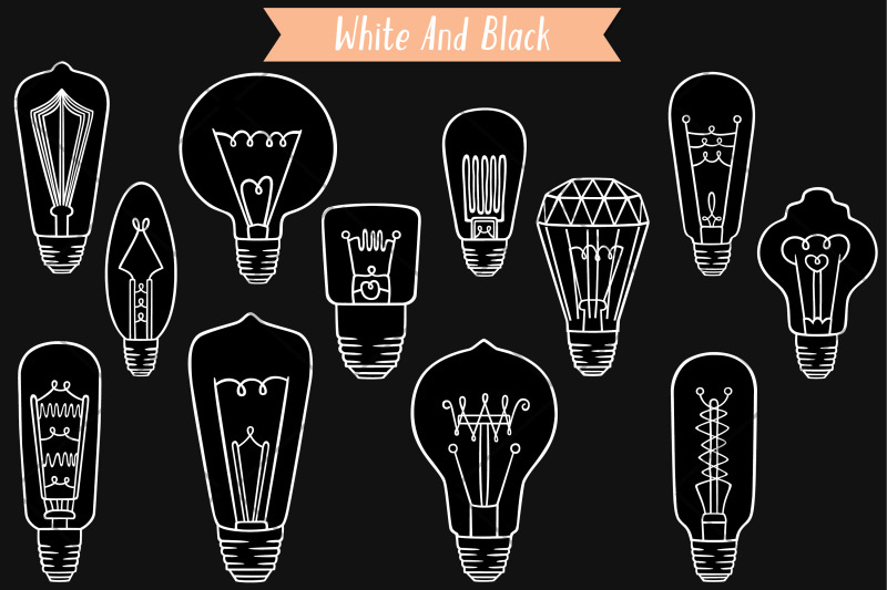 vintage-light-bulbs-white-hand-drawn-edison-lights