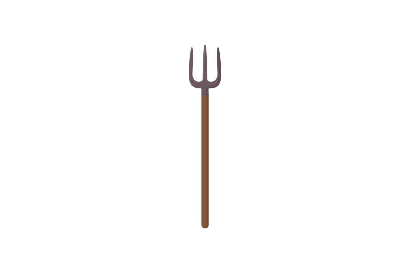 rural-pitchfork-grass-flat-icon