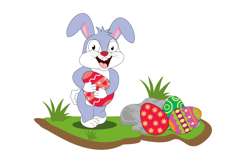 cute-rabbit-cartoon-and-easter-egg