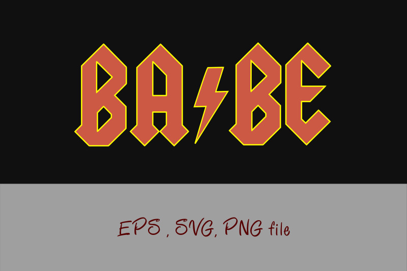 babe-sign-svg-file