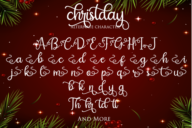 christday-handwritten-font
