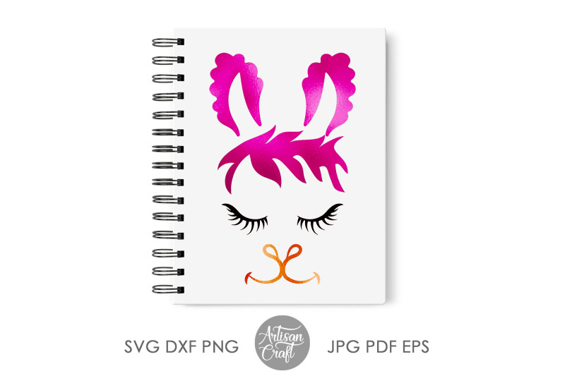 llama-face-svg-llama-svg-cut-file