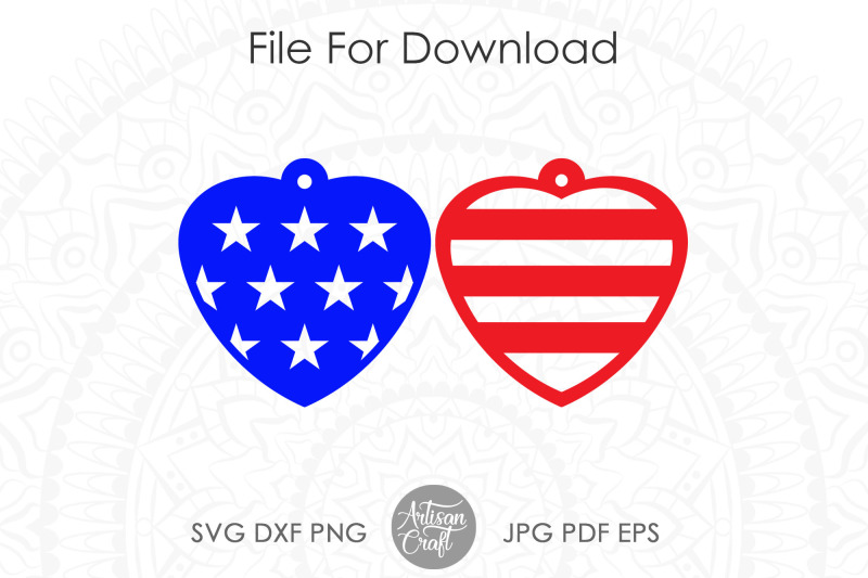 american-flag-earrings-svg-heart-shaped-earrings