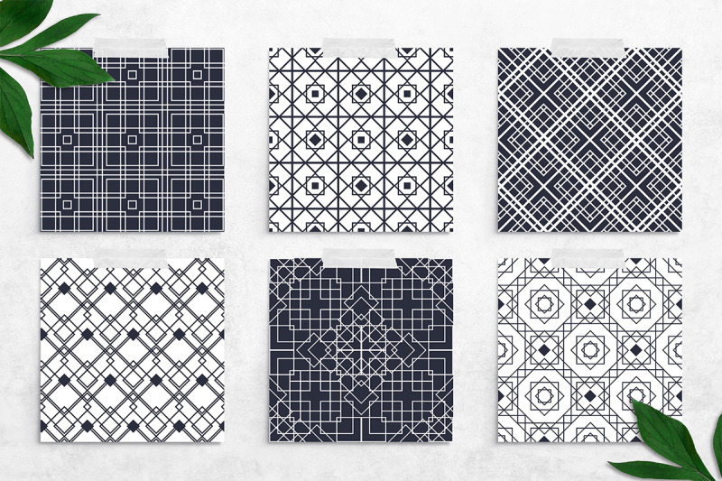 18-abstract-geometric-seamless-patterns-hand-drawn-vector