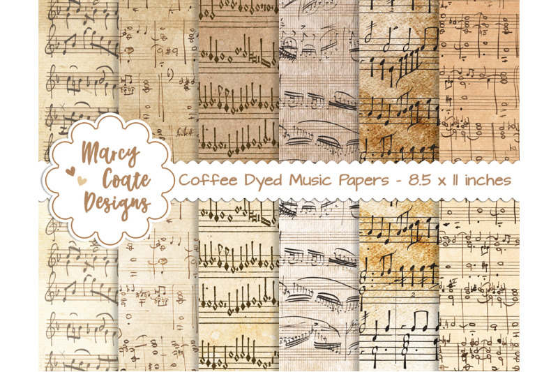 coffee-dyed-music-paper-us-letter-size