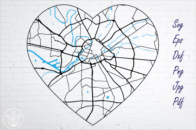 manchester-uk-city-road-map-svg-eps-dxf-png-jpg-heart-shaped-map