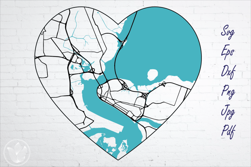 lagos-city-road-map-svg-eps-dxf-png-jpg-heart-shaped-map