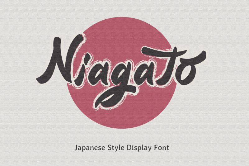 niagato-japanese-display-font