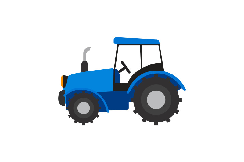 rural-tractor-flat-icon