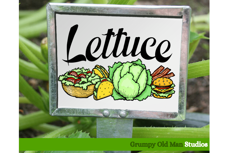 lettuce-vegetables-garden-labels