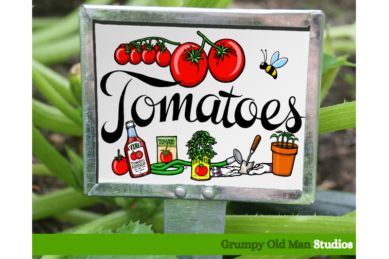 tomatoes-vegetables-garden-labels