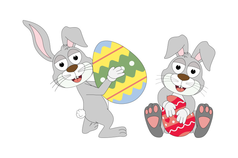 cute-rabbit-cartoon-and-easter-egg