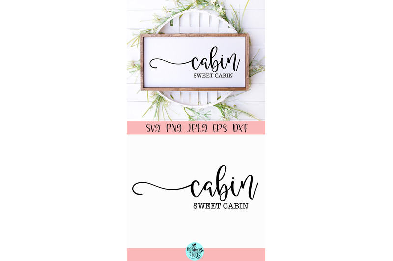 cabin-sweet-cabin-wood-sign-svg