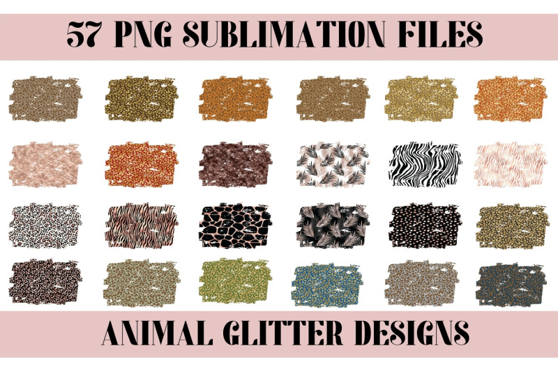 gold-animal-print-sublimation-background-bundle