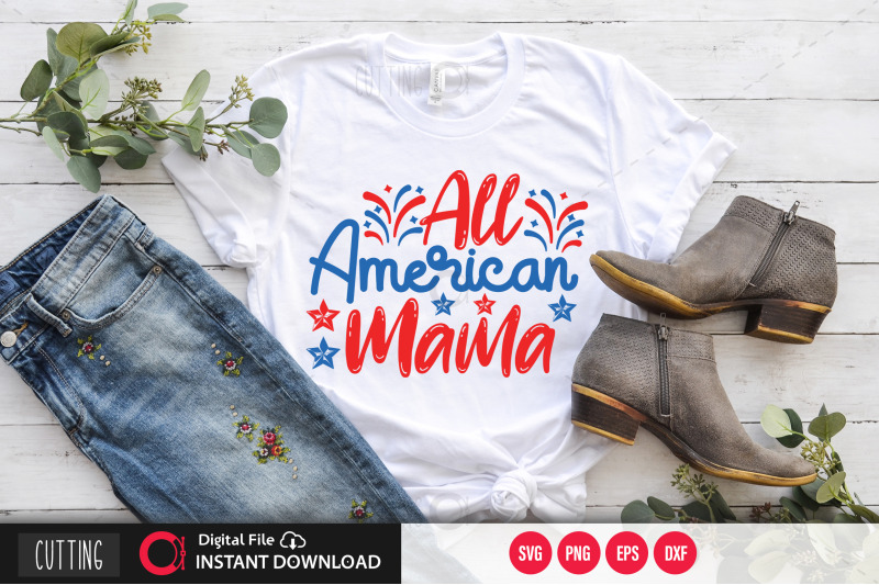 all-american-mama-svg