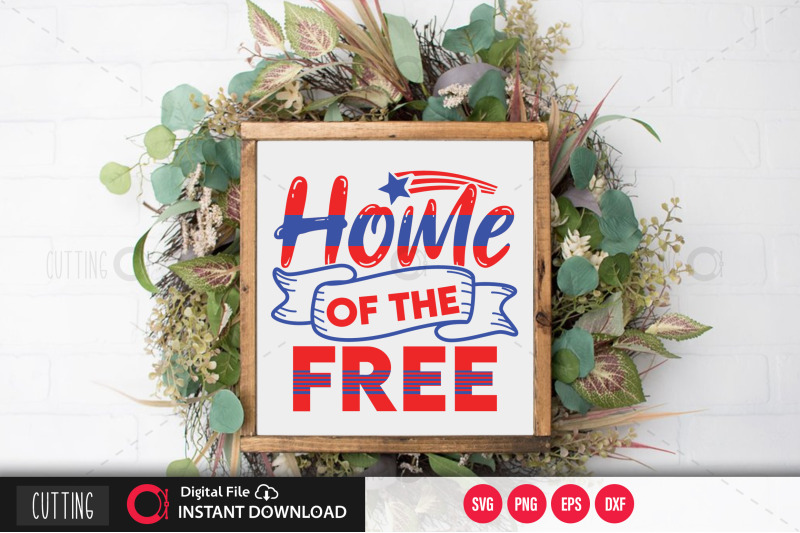 home-of-the-free-svg