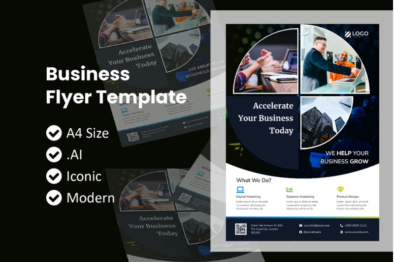 business-circle-flyer-brochure-template