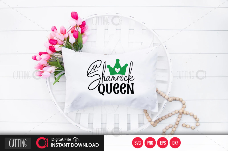 shamrock-queen-svg