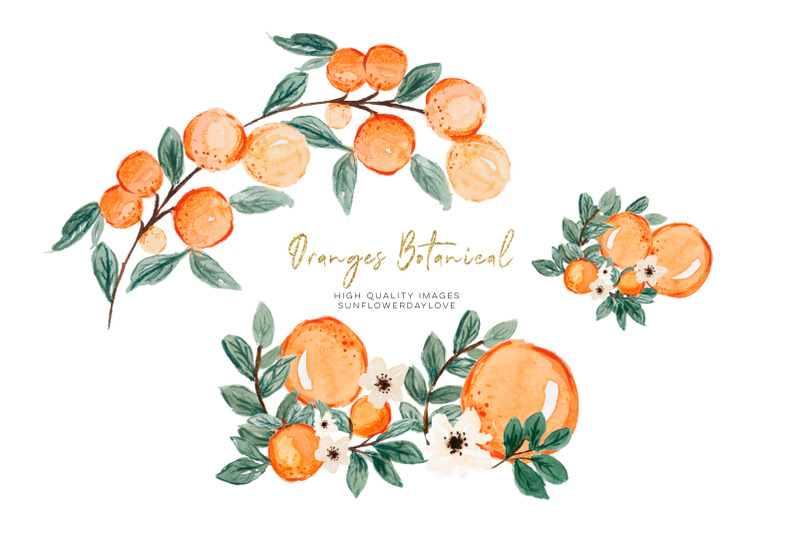 orange-summer-watercolor-clipart-truck-vintage-orange-illustration