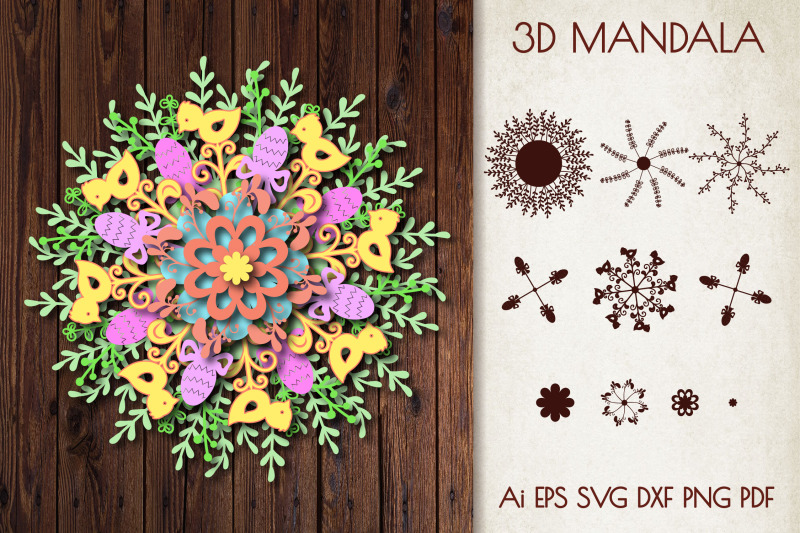 3d-mandala-quot-easter-chickens-quot