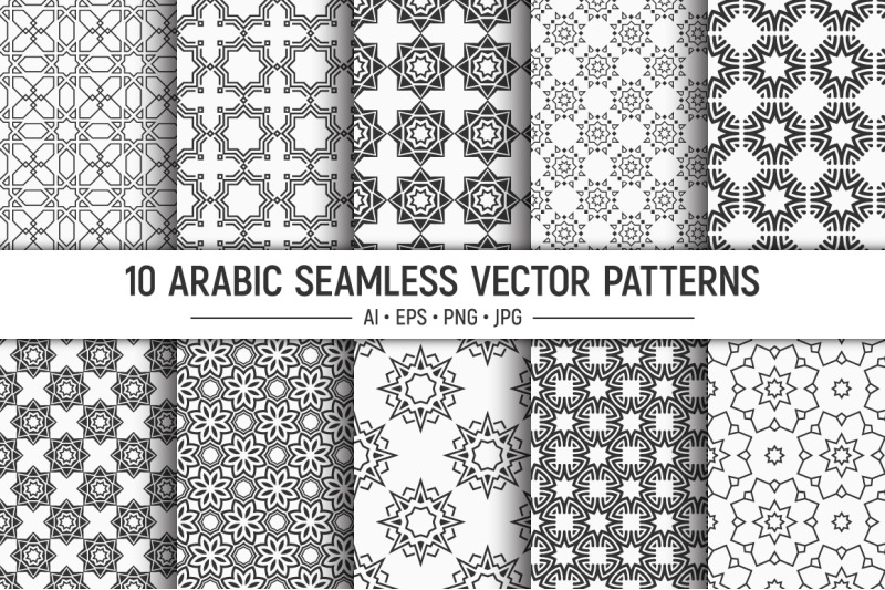 10-seamless-oriental-geometric-vector-patterns