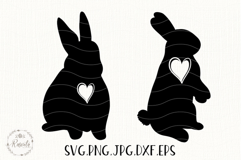 easter-bunny-silhouette-with-heart-7