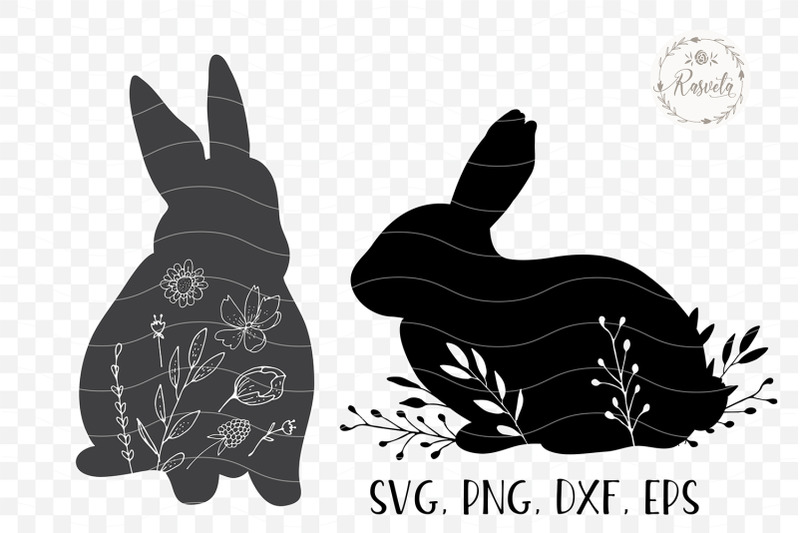 easter-bunny-line-and-silhouette-8