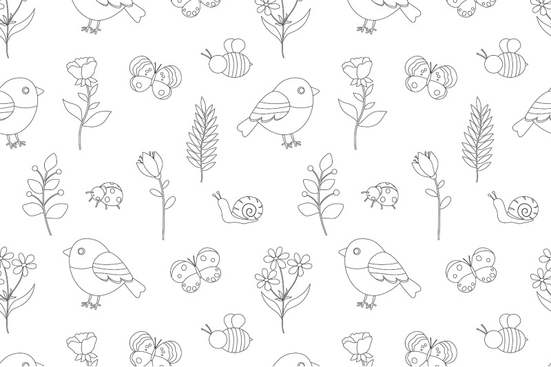 spring-graphics-pattern-spring-flowers-pattern-birds-svg