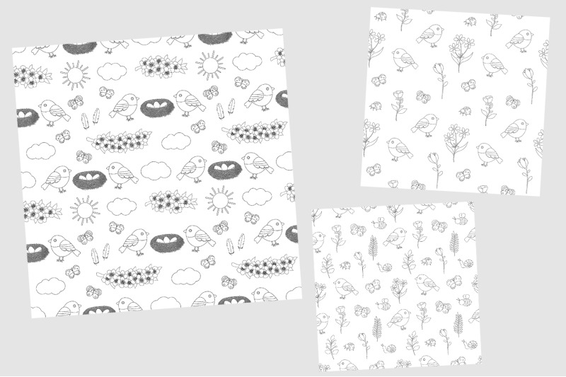 spring-graphics-pattern-spring-flowers-pattern-birds-svg