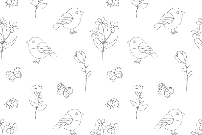 spring-graphics-pattern-spring-flowers-pattern-birds-svg