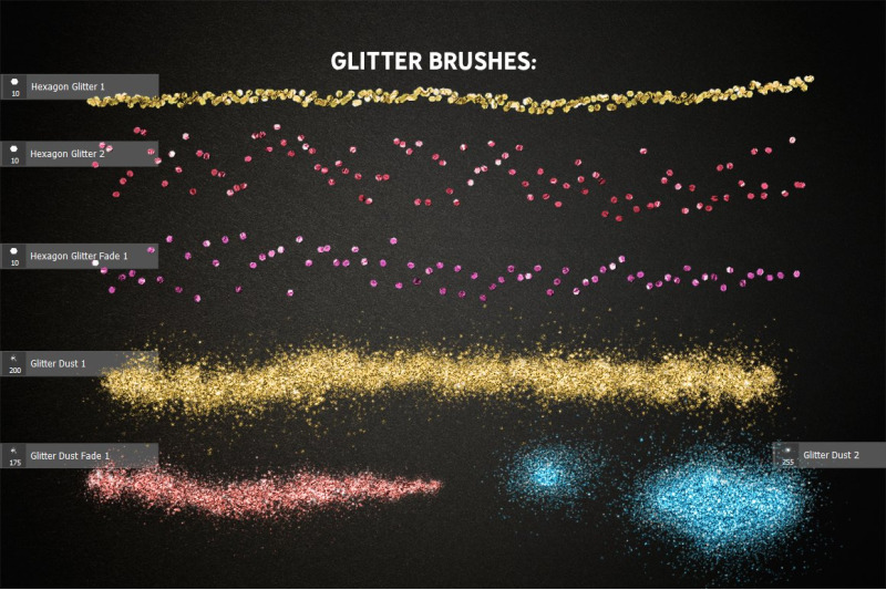 glitter-pro-styles-actions-brushes