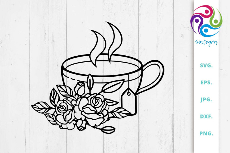floral-tea-cup-svg-file