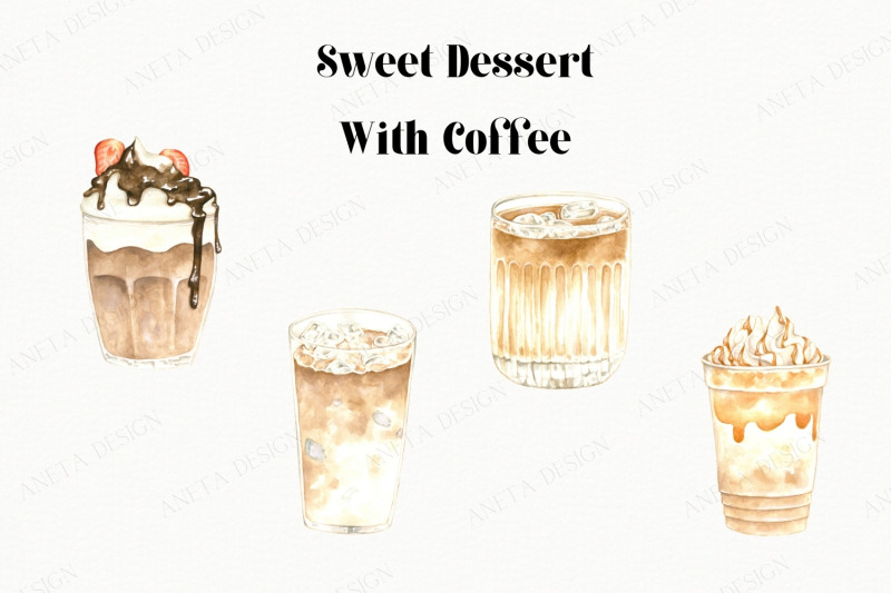 watercolor-bubble-tea-illustration-ice-coffee-clipart-cappuccino-mug
