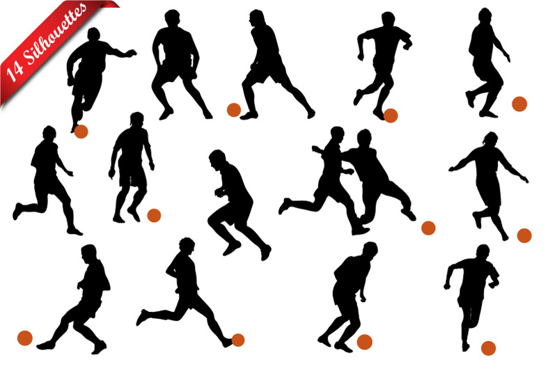 soccer-player-silhouette-set