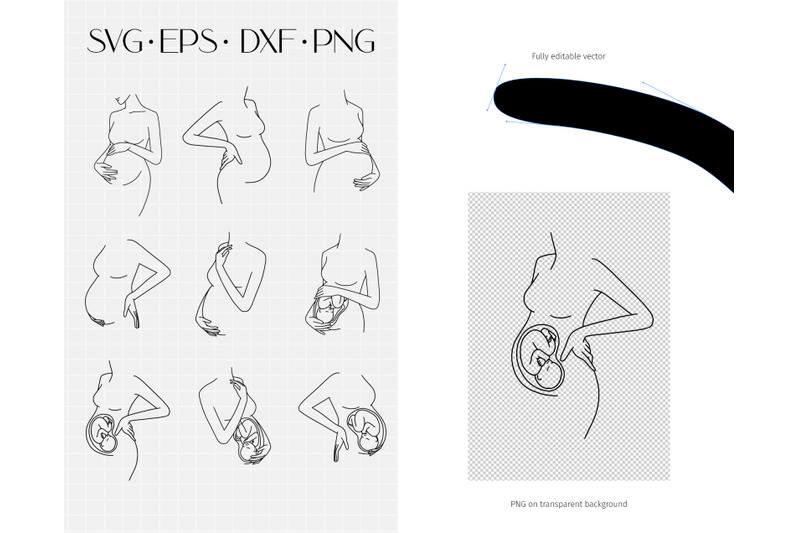 pregnancy-svg-line-art-pregnant-line-drawing-silhouette-vector-art