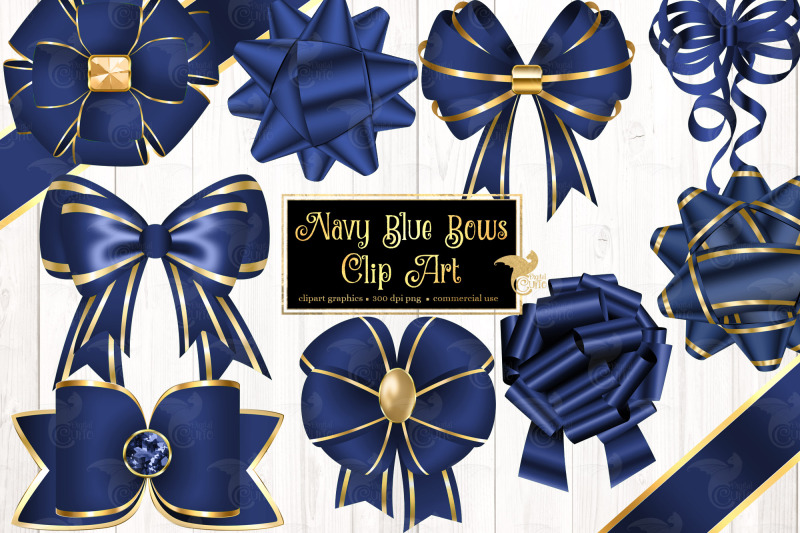 navy-blue-bows-clipart