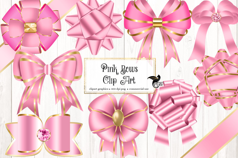 pink-bows-clipart