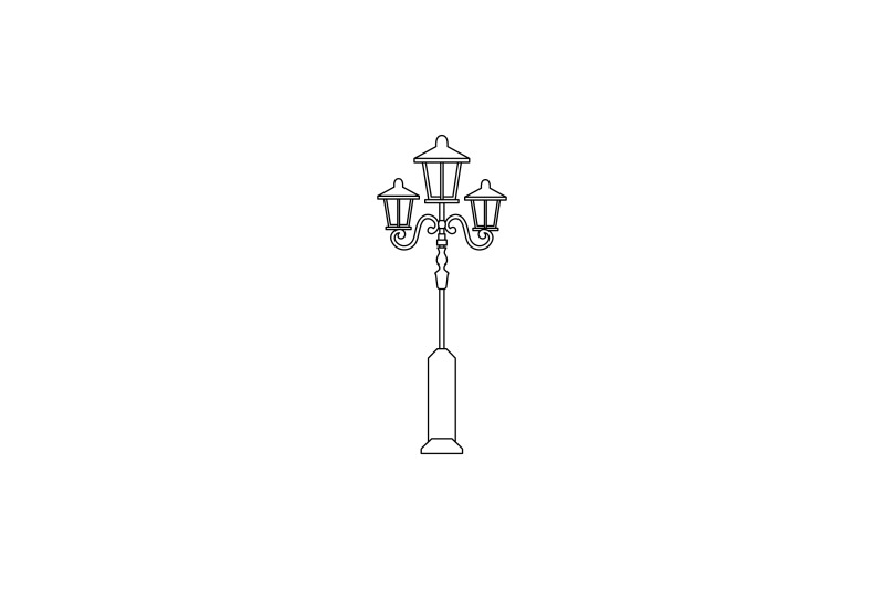 rural-street-lights-outline-icon