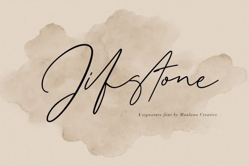 jifstone-signature-handmade-font