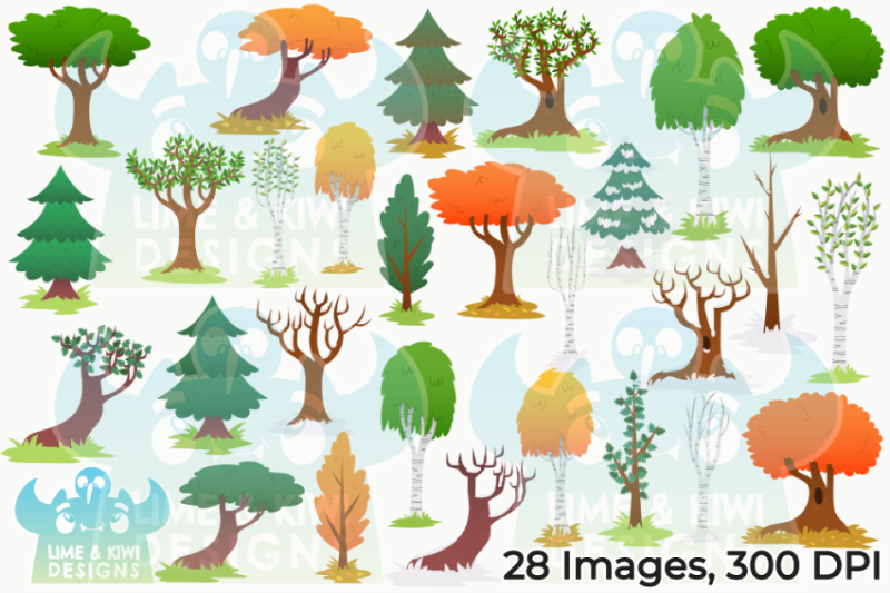 trees-of-the-seasons-clipart-lime-and-kiwi-designs