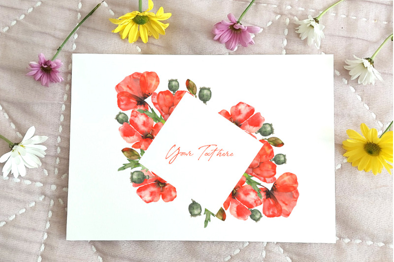 watercolor-poppy-flowers-collection
